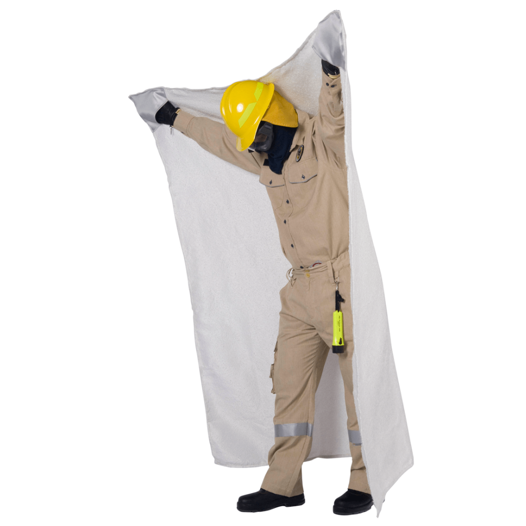 Heavy-Duty Fiberglass Emergency Fire Suppression Blanket