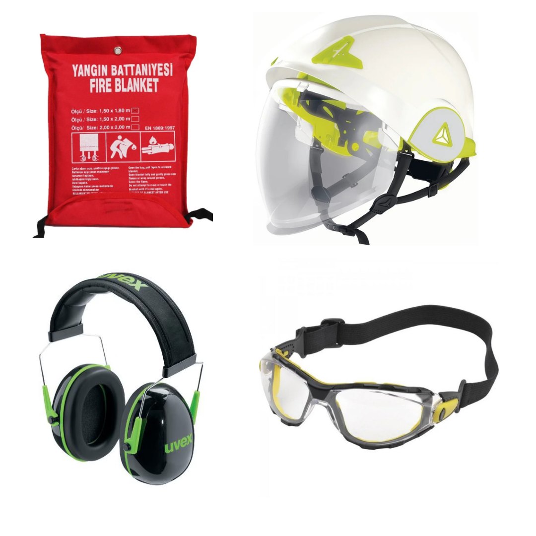 Ultimate Pro-Safety & Emergency Bundle | 4-in-1 Industrial Protection Kit